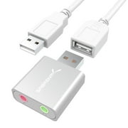 SABRENT External 2 Channel Sound Card AU-EMAC
