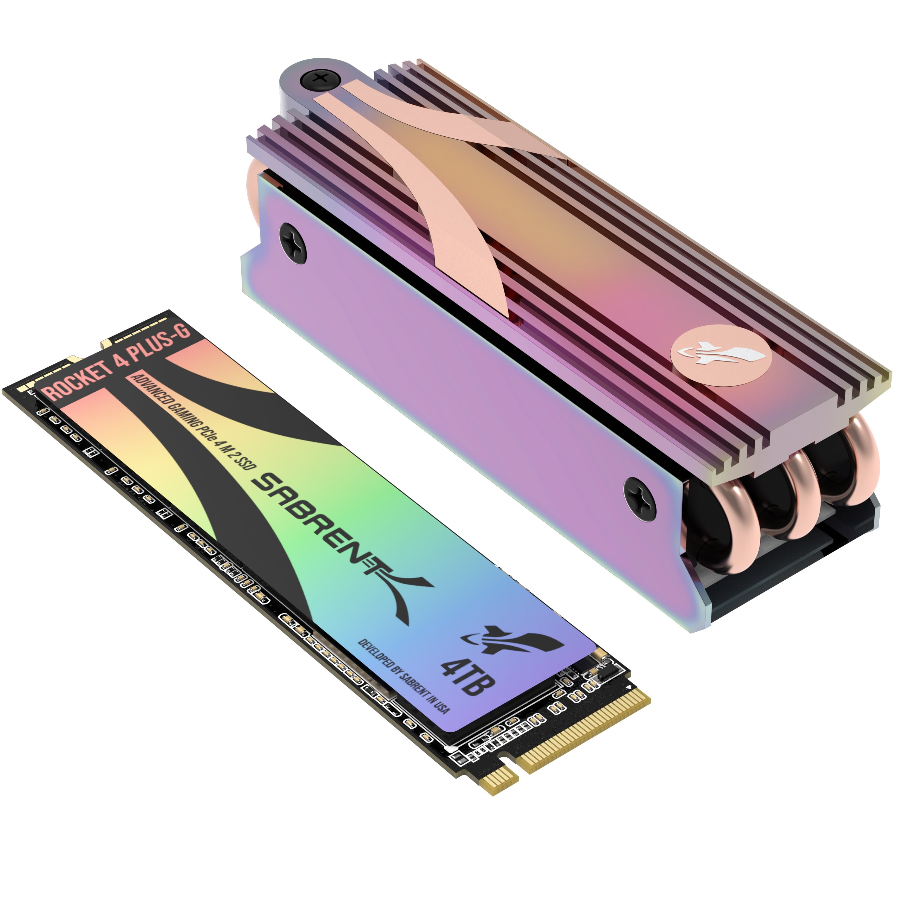 SABRENT Gaming SSD Rocket 4 Plus-G with Heatsink 4TB PCIe Gen 4