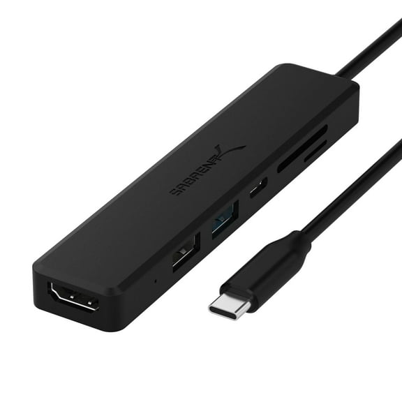 SABRENT HB-TC6C USB Type-C Hub Laptop Docking Station