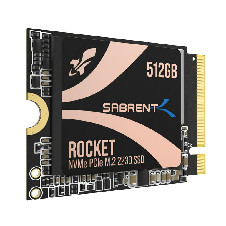 Tegne Mold Lege med SABRENT Rocket 2230 NVMe 4.0 512GB High Performance PCIe 4.0 M.2 2230 SSD  [SB-2130-512] - Walmart.com