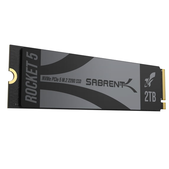 Sabrent Rocket 5 2 TB Solid State Drive - Internal - PCI Express NVMe (PCI Express NVMe 5.0) - Desktop PC, Gaming Console Device Supported