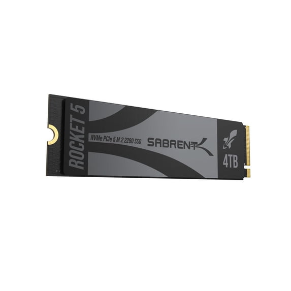 SABRENT Rocket 5 4TB Advanced Performance Internal M.2 PCIe GEN 5 14GB/s X4 NVMe SSD (SB-RKT5-4TB)