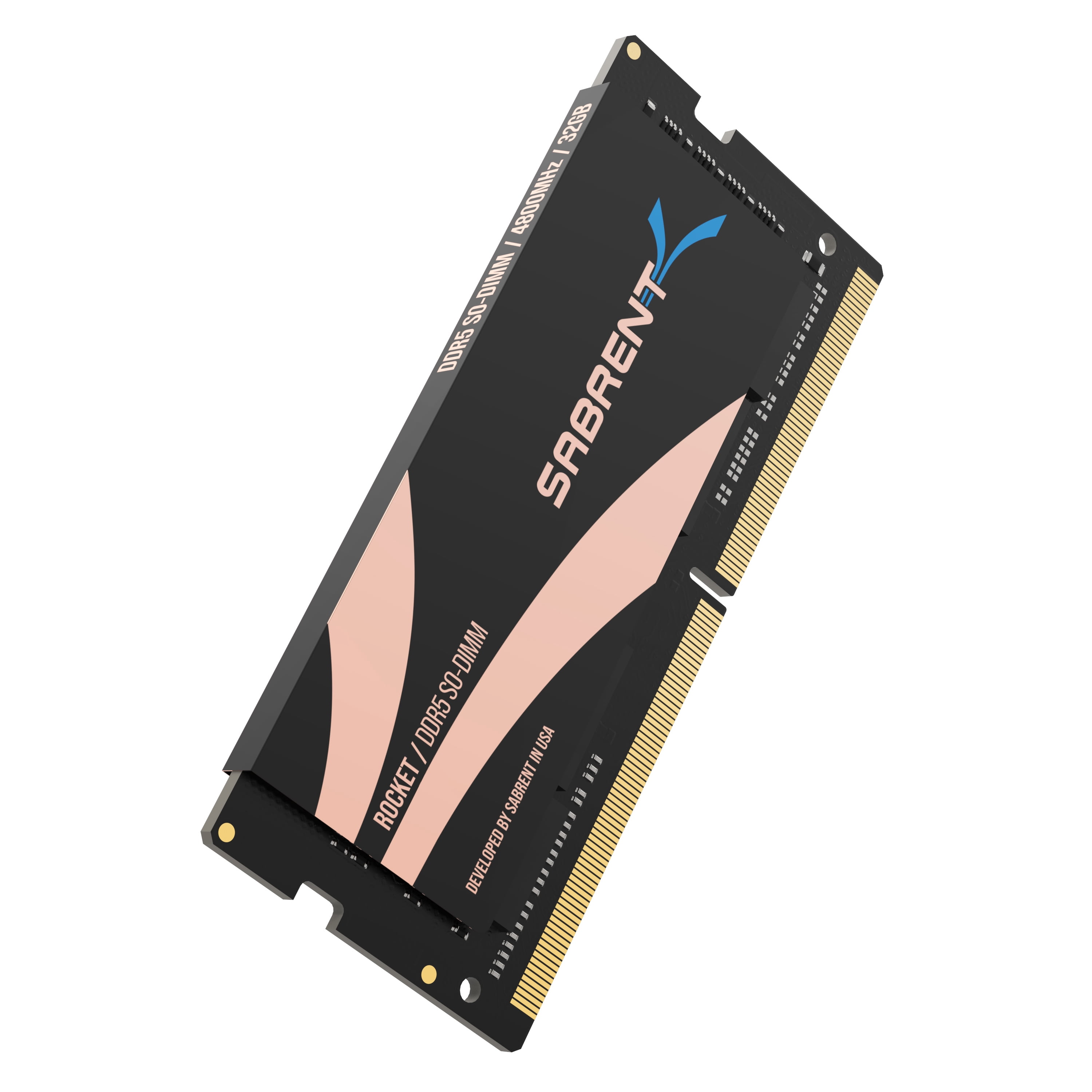 メモリー Sabrent rocket DDR5 32Gb 4800 SABRENT Rocket DDR5 32GB RAM Stick, SO-DIMM 4800MHz Memory Module