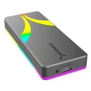 SABRENT Rocket RGB USB C 20Gbps M.2 SATA/NVMe SSD Enclosure EC-RGBG