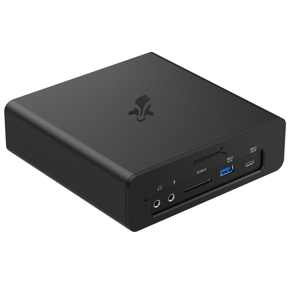 SABRENT Thunderbolt 3 4TB NVMe SSD Docking Station with DisplayPort, SD Card Reader, Ethernet Port, and Power Delivery (DS-SKRT-D4TB)