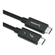 Sabrent CB-T4M2 6.56 ft. Thunderbolt 4 Active Cable with E-Marker Chip - Audio-Video-Data Transfer Cable for Audio & Video Device, Black