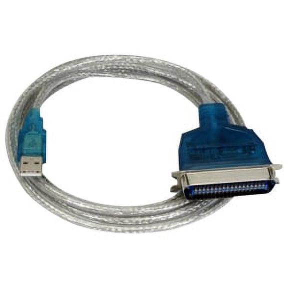 SABRENT USB PRINTER CABLE 6 FT USB A MALE CENTRONICS 36M PARALLEL