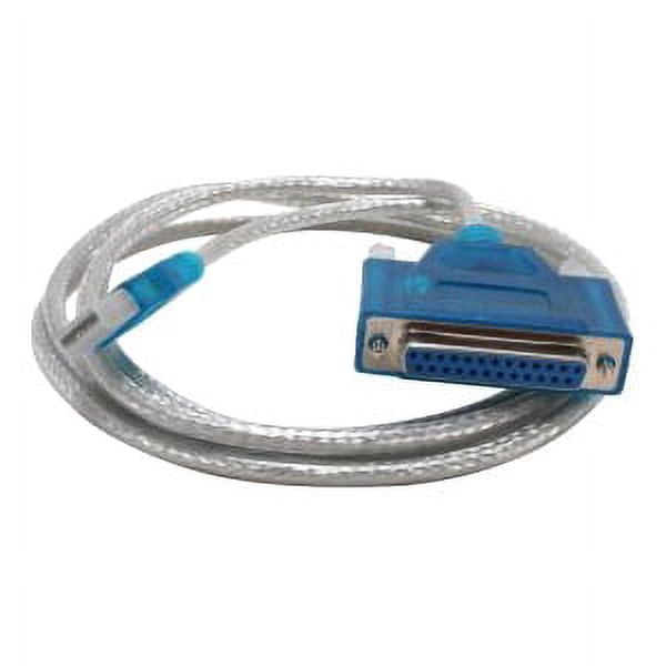 SABRENT USB PRINTER CABLE 6 FT USB A MALE TO PARALLEL DB25F