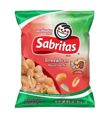 SABRITAS BOTANA MEXICANA CACAHUETES 7OZ (Pack of 2)