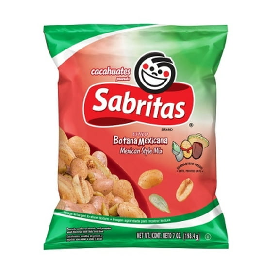 SABRITAS BOTANA MEXICANA CACAHUETES 7OZ (Pack of 2)