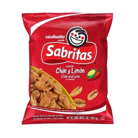 SABRITAS CHILE Y LIMON CACAHUETES 7OZ (Pack of 2)