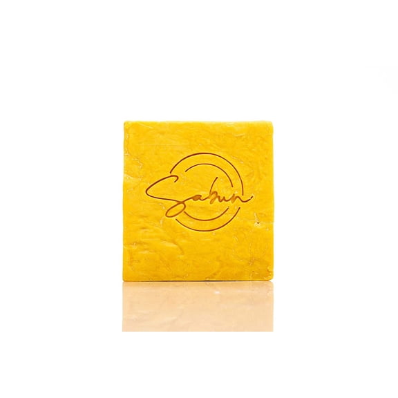 SABUN CO. All Natural Bar Soap - Traditional Bittim Soap - 100% Handcrafted, Vegan, Moisturizing Wild Pistachio Oil Soap - Face, Body & Hair Bar [5.20 oz - 150 gr]