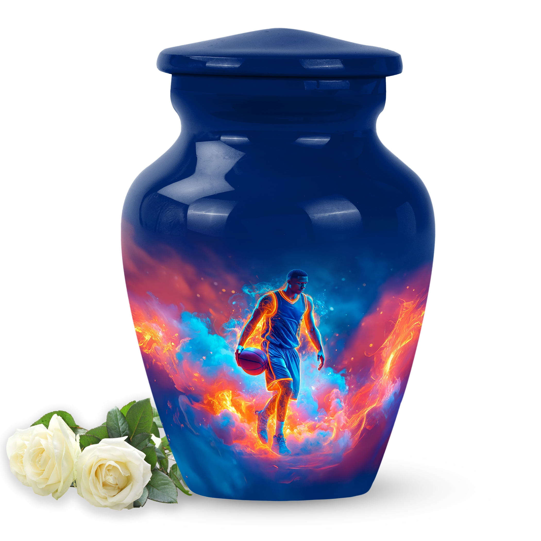 SABURIAL Basketball Mini Urns for Human Ashes - Lovely Funeral Urn for ...