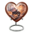 thumbnail image 1 of SABURIAL Bike Little Human Cremation Urns for Ashes Adult Female - Mini Burial Urn for Male Dad - Keepsake Funeral Urns for Adult Ashes Women - 3 Inch, 1 of 7