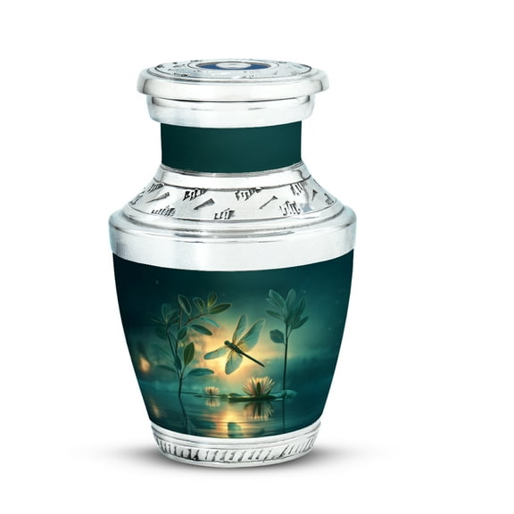 SABURIAL Dragonfly Urn - Human Remains For Mom & Dad - 3 Inch - Pack Of 1 - Burial Urns For Ashes - Funeral Urn Ashes - Keepsake Urns For Adult