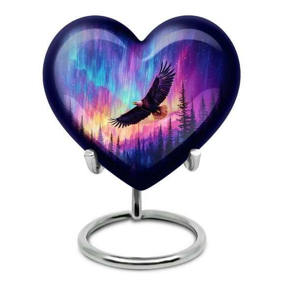 SABURIAL Eagle Urn - Decorative Urn For Burial - Small Keepsake Cremation Urns For Human Ashes Adult Female - 3 Inch