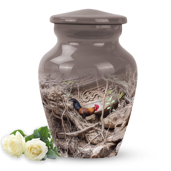 SABURIAL Hen Urn - Decorative Urn For Male & Female - Tiny Urns - 3 Inch - Pack Of 1 - Unique Urns For Ashes - Human Remains For Mom & Dad - Cremation Memorial