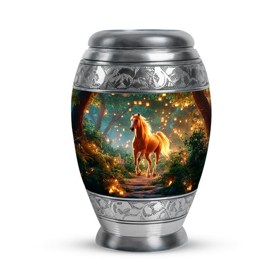 SABURIAL Horse Urn - Keepsake For Ashes - 3 Inch - Pack Of 1 - Funeral Urns Adult - Decorative Urns - Burial Urn For Male & Female