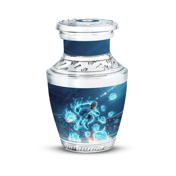SABURIAL Ice Tower Urn - Beautiful Handcrafted Keepsake Urn for Dad - Unique Tribute Memorial Urns for Human Ashes - Funeral Urns for Adult Male & Female Ash - 3 Inch - Pack of 1