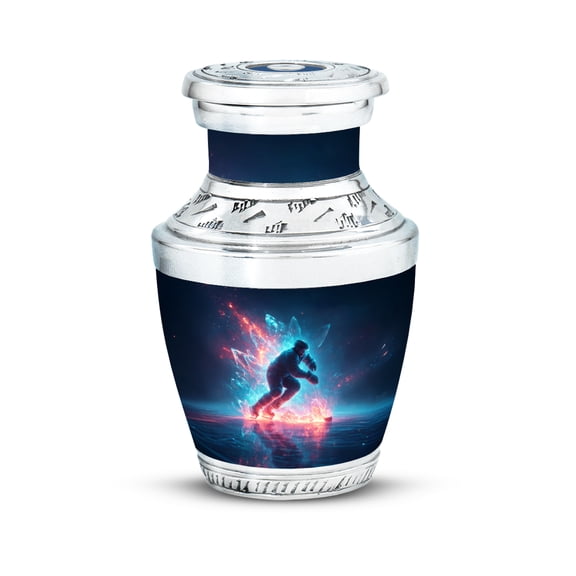 SABURIAL Ice Tower Urn - Unique Handcrafted Keepsake Urn for Dad - Decorative Memorial Urns for Human Ashes - Tribute Funeral Urns for Adult Male Ash - 3 Inch - Pack of 1