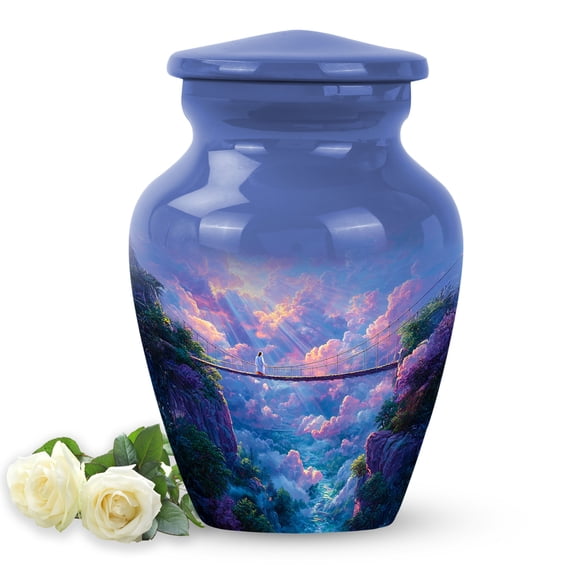 SABURIAL Jesus Urn - Decorative Cremation Memorial Urns For Men & Women Ash - Lovely Funeral Urns For Human Ashes - Burial Small Urn For Ash - 3 Inch - Pack Of 1