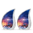thumbnail image 1 of SABURIAL Lighthouse Urn - Cremation Urn for Adult - 3 Inch - Pack of 2 - Burial Urns for Human - Decorative Urns for Ashes - Funeral for Adult Male & Female, 1 of 7