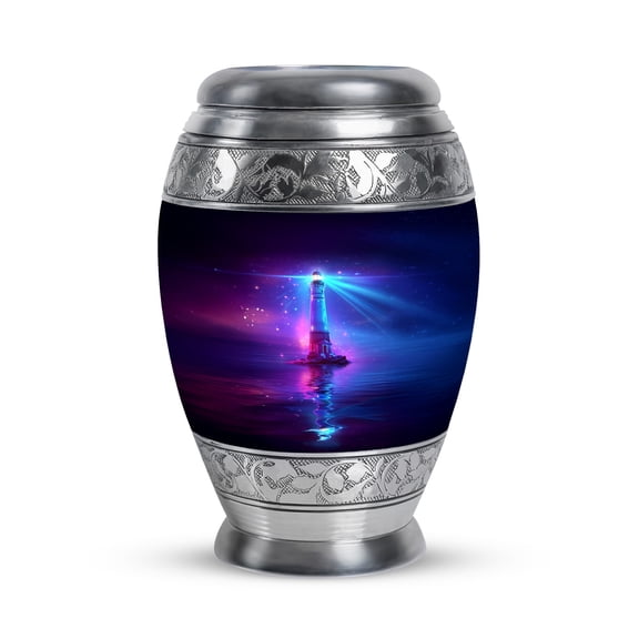 SABURIAL Lighthouse Urn - Human Little Urns For Ashes Adult Female - Funeral Keepsake Urns - 3 Inch - Small Cremation Urn For Ashes For Men