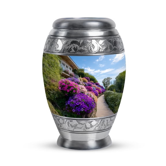 SABURIAL Petunia Urn - Adult Males Or Females - Keepsake Urn For Mom & Dad - 3 Inch - Pack Of 1 - Small Ashes Keepsake - Small Creamation Urns - Memorial Urns For Human