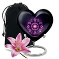 thumbnail image 1 of SABURIAL Purple Urn - Large Cremation Urn For Human Ashes Adult Man - Burial Urns For Mom & Dad - Decorative Urns - 8 Inch, 1 of 7
