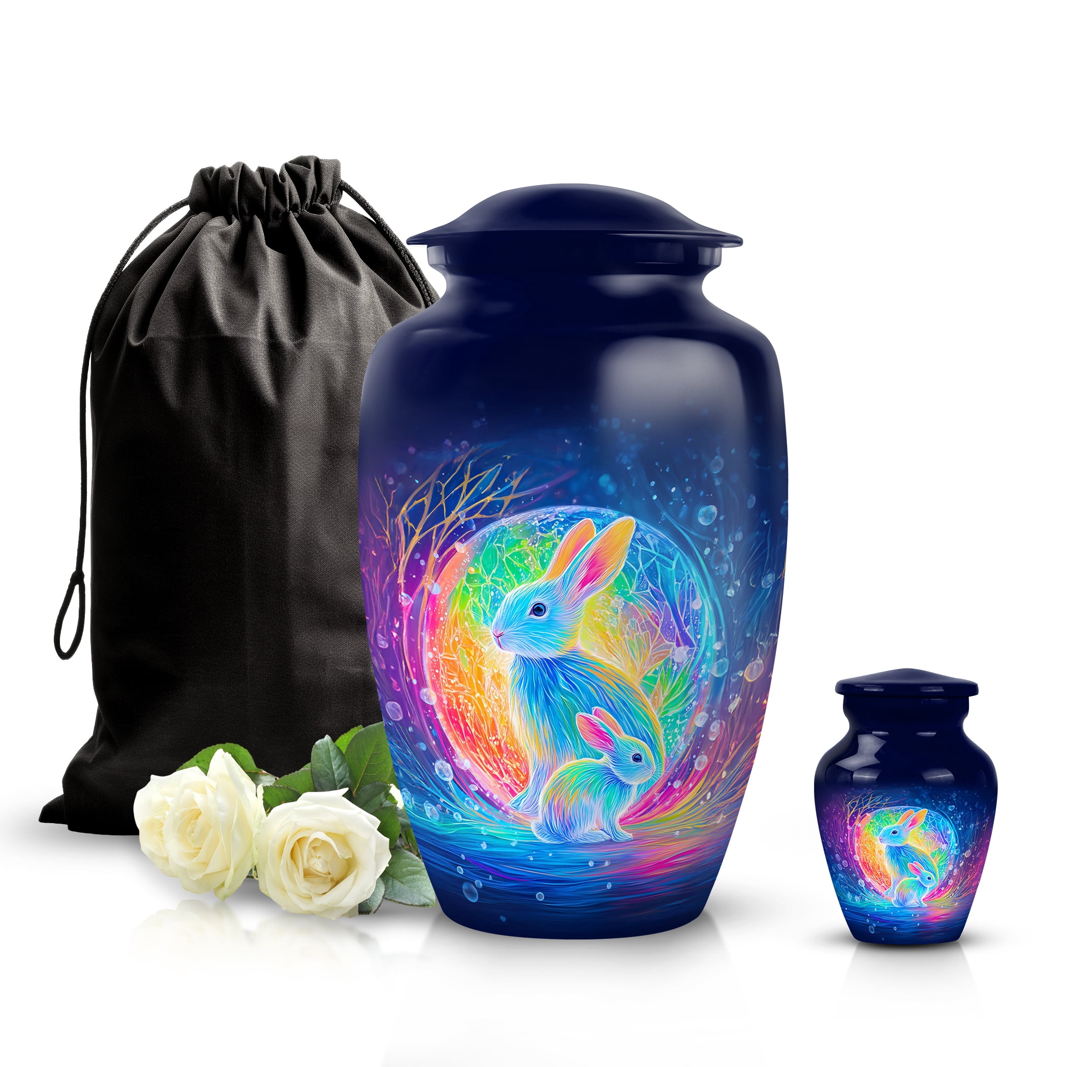 SABURIAL Rabbit Urn - Burial Urn For Adult Male & Female - Combo 1 ...