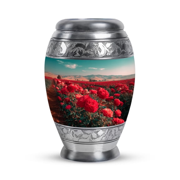 SABURIAL Rose Urn - Keepsake Cremation Urns For Men - Burial Urn For Human Ashes Adult Women - Memorial Funeral Urns - 3 Inch