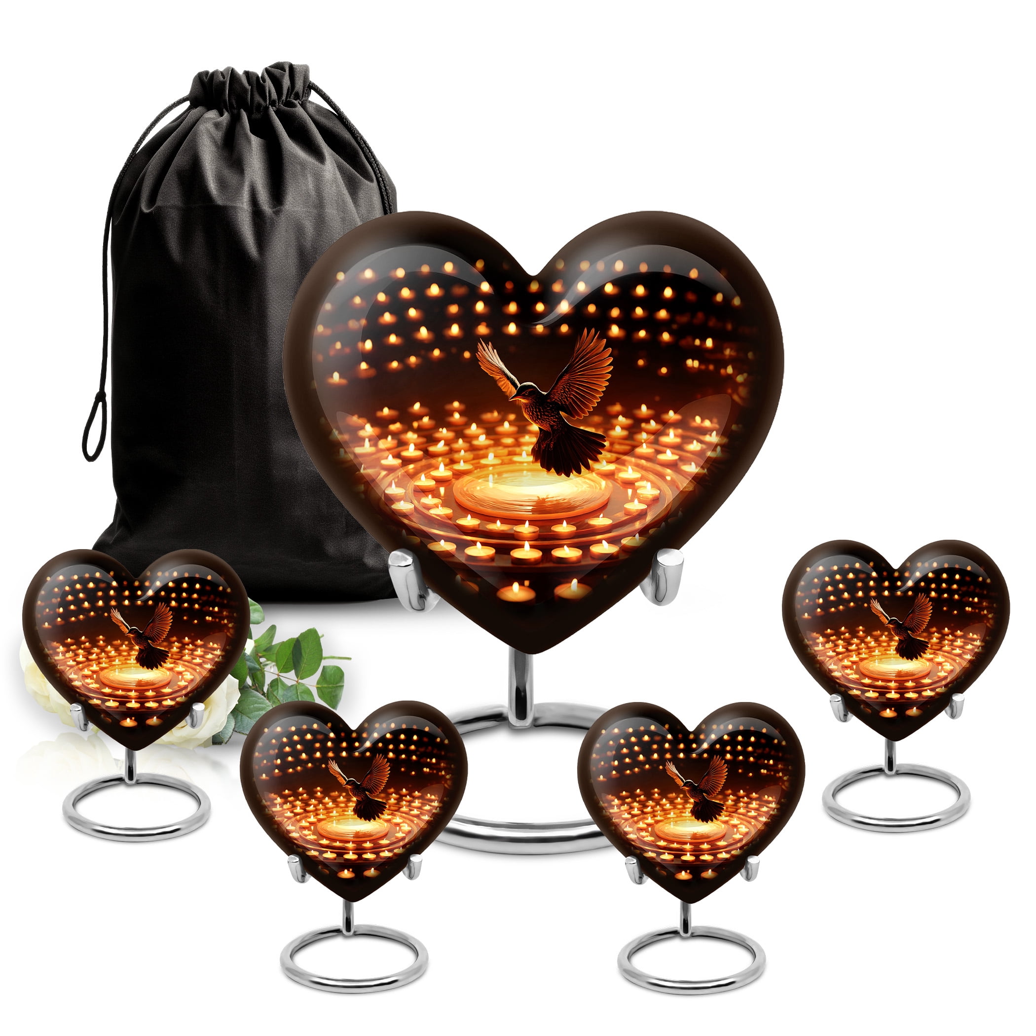 SABURIAL Sparrow Urn - Large Cremation For Adult Men & Women - Tiny ...