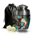 thumbnail image 1 of SABURIAL Sparrows Urn - Perfect Large Memorial Urn for Human Ashes - Beautiful Decorative Adult Urns for Ash - Unique Urns for Ashes - 10 Inch - Large with Velvet Bag, 1 of 7