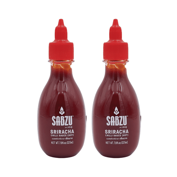 SABZU Sriracha Hot Chili Sauce | Small Hot Sauce Bottle | Sweet & Spicy Red Jalapeo Hot Sauce Sauce