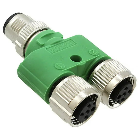 SAC-3P-Y/2XFS PE SCO Circular Connector Y-Shaped 5P-4/4P M-F/F 1523971