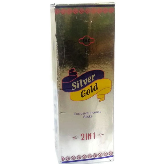 SAC Gold Silver Incense, 120 Stick Box