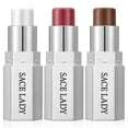 thumbnail image 1 of SACE LADY 3 Colors Face Contour Stick Set, Silky Smooth Cream Highlighter & Blush & Bronzer Stick Makeup Kit, Lasting Buildable Natural Contouring Shaping Cosmetics, 0.32Oz, 1 of 7