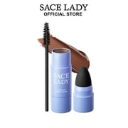 SACE LADY Eyebrow Stamp Stencil Kit, 1-Step Brow Stamp, Easy to use Brow Cream Set with 10 Stencils