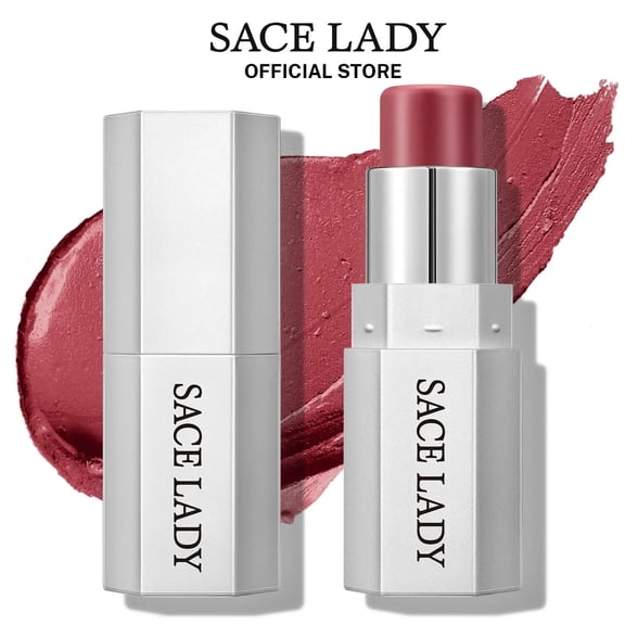 SACE LADY Face Contour Stick Makeup, Silky Smooth Cream Highlighter & Blush & Bronzer Stick, Lasting Buildable Natural Contouring Shaping Illuminator Cosmetics