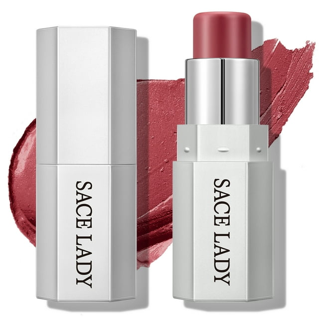 SACE LADY Face Contour Stick Makeup, Silky Smooth Cream Highlighter & Blush & Bronzer Stick, Lasting Buildable Natural Contouring Shaping Illuminator Cosmetics