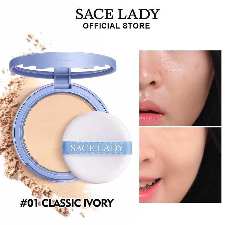SACE LADY Waterproof Mattifying Face Powder, Oil Control, Cruelty