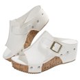 thumbnail image 1 of SACFOF Womens Wedge Sandals With Strap for Dressy Ladies Sandals Casual 2.56 Inch Wedge, 1 of 6