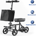thumbnail image 1 of SACVON Knee Scooter, All Terrain Foldable Knee Scooter Walker with Brakes, for Foot Injuries Compact Crutches Alternative, 1 of 9