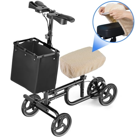 SACVON Knee Scooter, Steerable Knee Walker, Economical Knee Scooters for Foot Injuries, Crutches Alternative