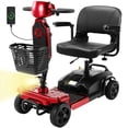 thumbnail image 1 of SACVON Mobility Scooters for Seniors with Thick Comfort Seat,USB Charging Port & Widened Front Guard,Powered Mobility Scooter for Adults,250W Motor,330 lbs Capacity,Red, 1 of 10