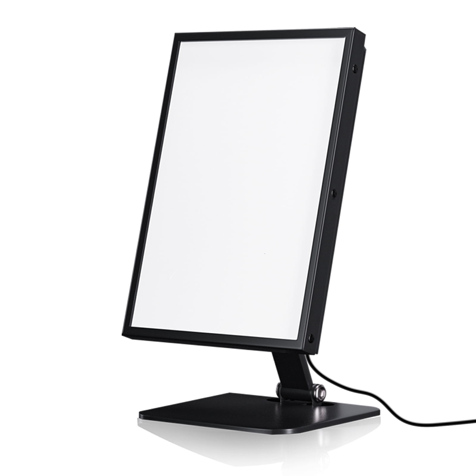 SAD Lamp, Desktop Panel Light Therapy Lamp, UV-Free 10000 Lux Sun Lamp Therapy Light, SAD Light with 3 Light Colors & 6 Levels & 3 Timer for Lift Mood