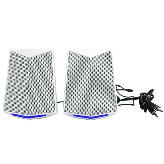 SADA V-115 Computer Audio 2.0 Sound Channel 3W Output Power USB Mini Portable SpeakerWhite