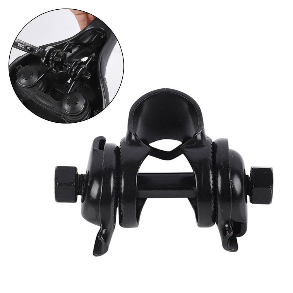 SADDLE / SEAT FIXING CLAMP For Seatposts Bikes & Cycles 22.2mm BLACK