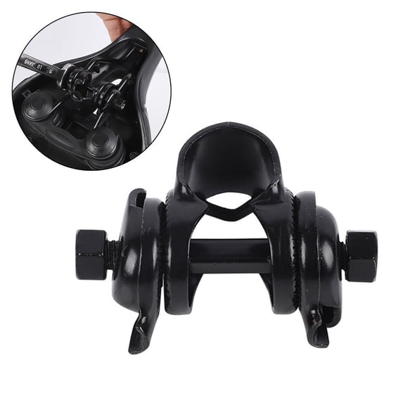 SADDLE / SEAT FIXING CLAMP For Seatposts Bikes & Cycles - 22.2mm BLACK