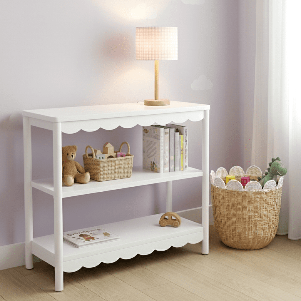 Mainstays Kids Scallop Storage Shelf